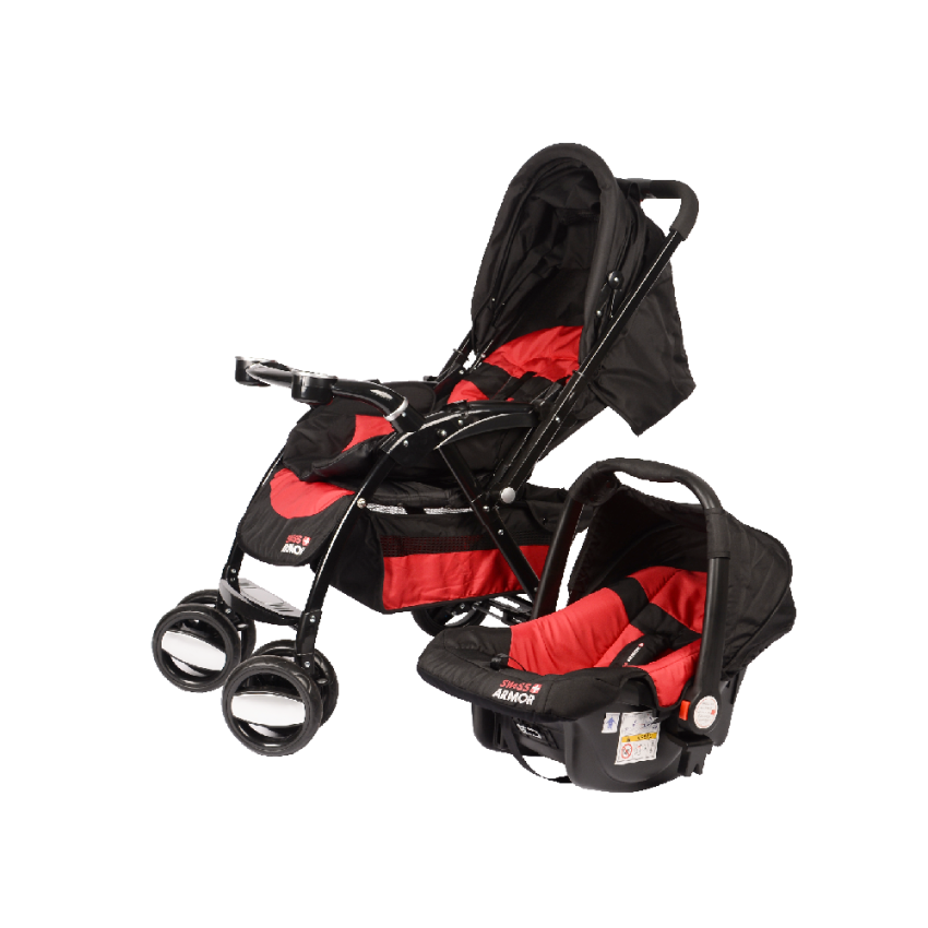 Coche De Bebe Travel System Rojo