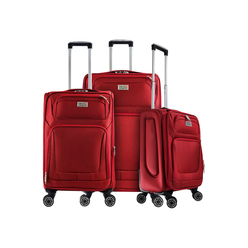 Set de 3 Valijas de Tela Swiss  Armor